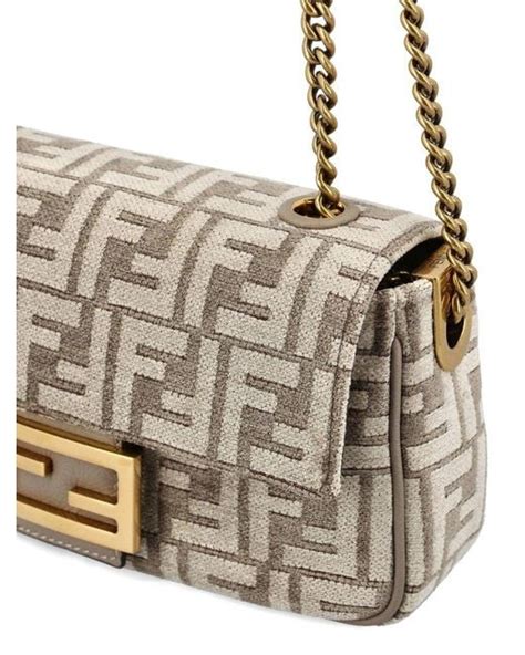 fendi ff moftif chain-linked midi shoulder bag|Fendi FF Moftif Chain.